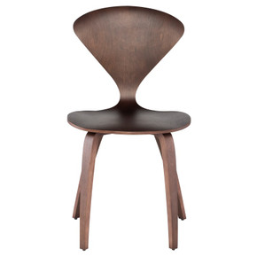Cherner Wooden Side Chair, Dark Walnut