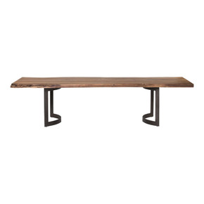 Bent Dining Table Extra Small Smoked