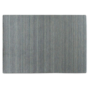 Arial Hand Woven Wool Rug, Blue