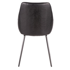 Mach Contemporary Two Toned Chair Black, Grey, Set of 2