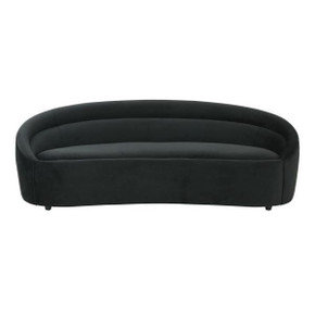 Elliot Black Velvet Sofa