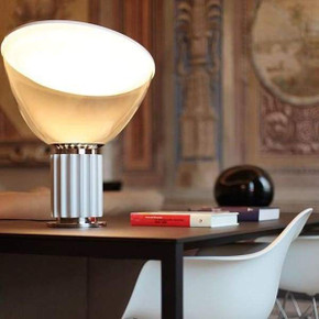 Taccia Table Lamp, White