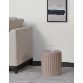 Daria Side Table, Taupe