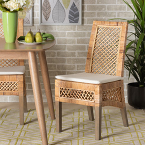 Agora Rattan Dining Chair, Set of Two