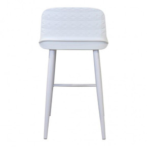 Loopy Counter Stool, White