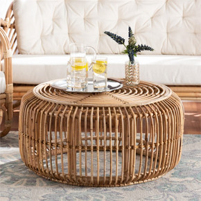 Adele Modern Rattan Coffee Table