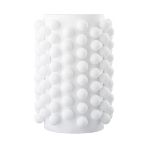 Candor White Concrete Vase, Large