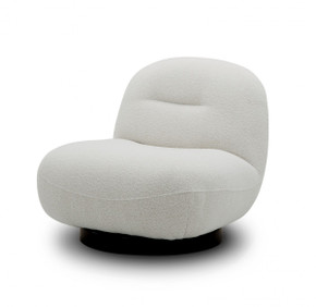Reeves Cream Fabric Swivel Chair