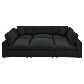 Crux Movie Night Sofa Sectional, Black