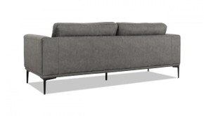 Koshy Dark Grey Fabric Sofa