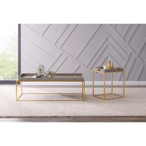 Faye Removable Tray Shagreen Coffee Table