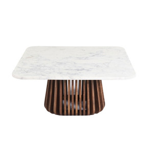 Idris Square Marble Coffee Table