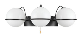 Bordeaux Triple Vanity Light, Black