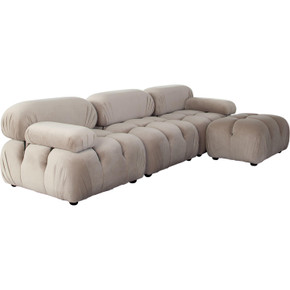 Paloma 4 Piece Modular Reversible Sectional Sofa