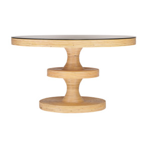 Castiglione Natural Rattan Round  Dining Table