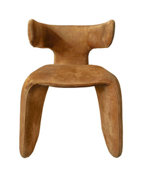 Karamu  Camel Velvet Dining Chair