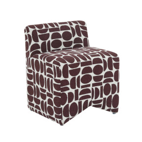 Preston Geometric Jacquard Weave Stool Preston Geometric Jacquard Weave Stool