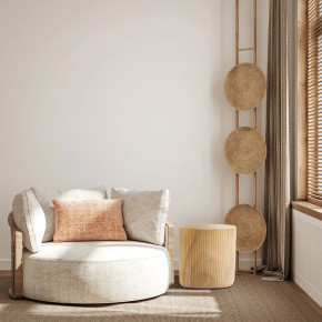 Joplin Suar Wood Stool + Side Table Joplin Suar Wood Stool + Side Table