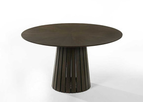 Wegner Mid-Century Modern Wenge Round Dining Table
