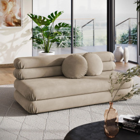 Josslyn Modular Performance Velvet Armless 2-Seater Sofa
