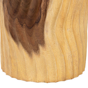 Fusion Hand -carved Suar Wood Side Table Fusion Hand -carved Suar Wood Side Table