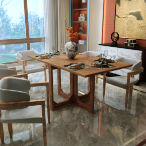 Gamma 62 Inch Rectangular Dining Table