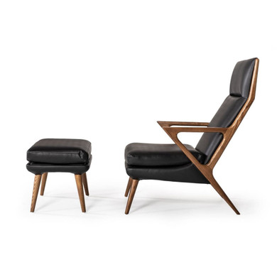 Vodder Lounge Chair & Ottoman