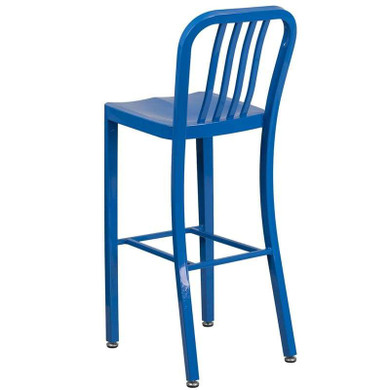 Nautical Bar Stool, Blue