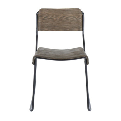 Davi Industrial Modern Chair, Set of 2