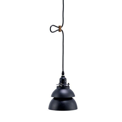 Evo Pendant, Black Double Metal Shade