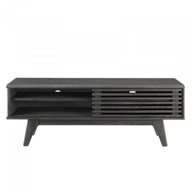 Frank Lloyd 48” Tv Stand, Charcoal