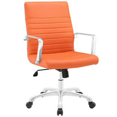 Finesse Mid Back Office Chair, Orange