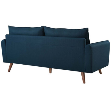 Revive Upholstered Fabric Sofa, Azure