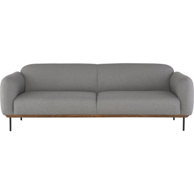 Benson Triple Seat Sofa in Light Grey