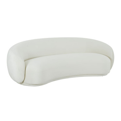 Kendra Cream Velvet Sofa