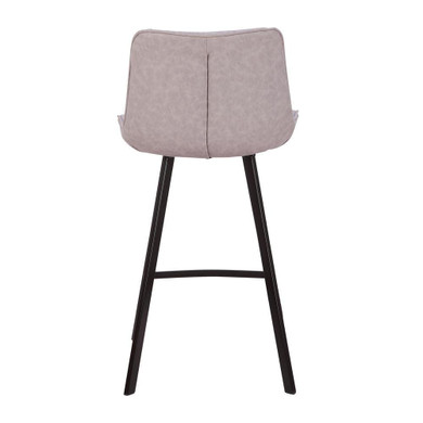 Lane Counter Stool, Grey, Set of 2