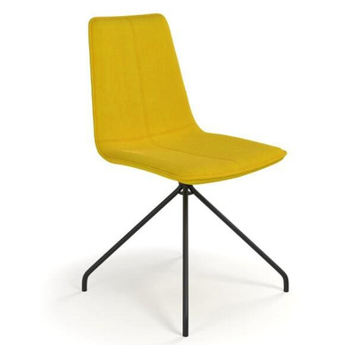 Vista Swivel Chair, Yellow Gold