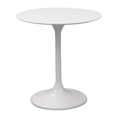 Pedestal Design 28" Round Fiberglass Dining Table