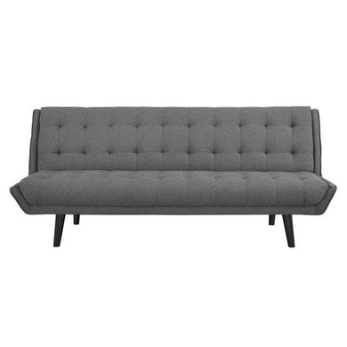 Lance Mid Century Convertible Sofa, Gray