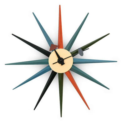 Metal Star Clock Multi-Color