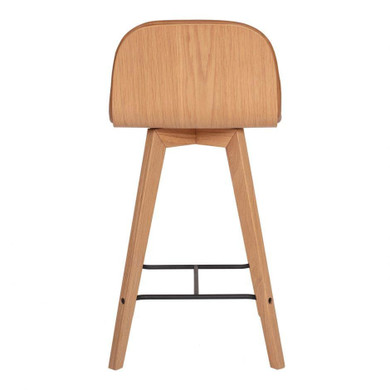 Napoli Leather Counter Stool Tan