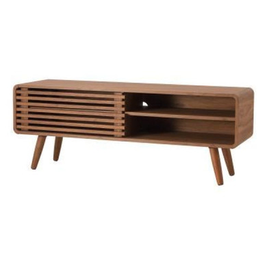 Mod Line 46” Wood Slat TV Stand