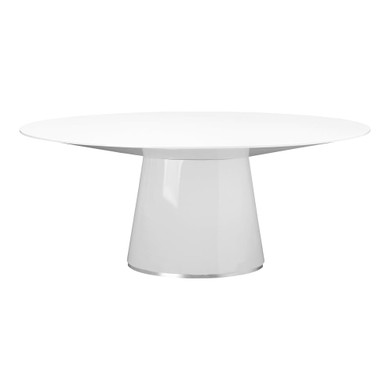 Otago 71" Oval Dining Table White