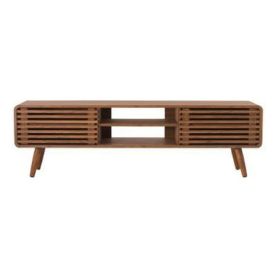 Mod Line 58” Wood Slat TV Stand