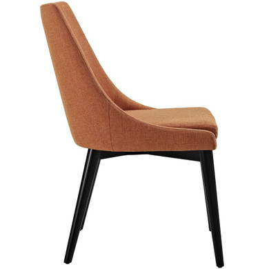 Viscount Fabric Dining Chair, Orange