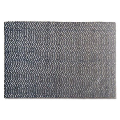 Alchemy Hand Woven Wool Rug, Blue