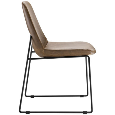 Invite Dining Side Chair Brown