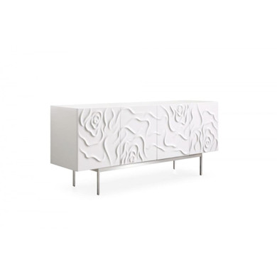 Gwendolyn Modern White High Gloss Buffet