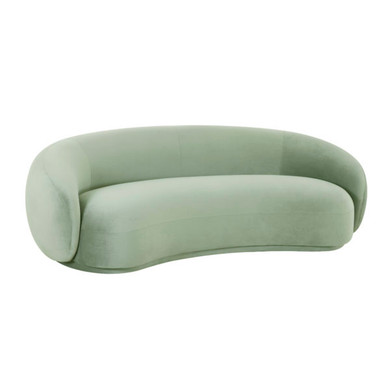 Kendra Moss Green Velvet Sofa