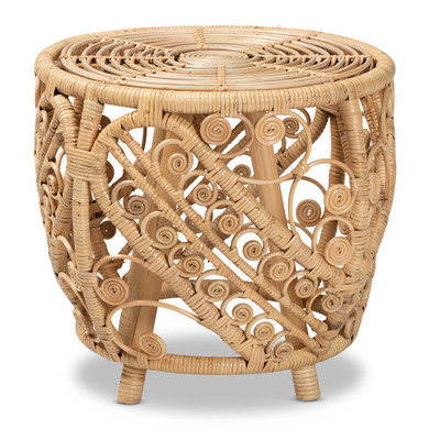 Saldana Rattan Side Table